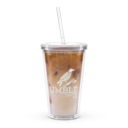 Umble Coffee Clear Plastic Tumbler