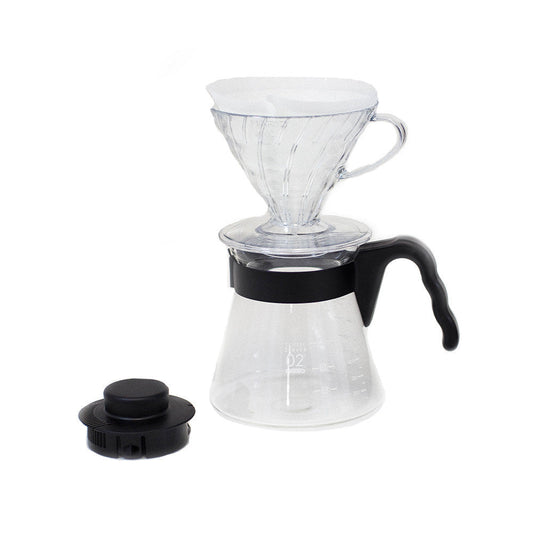 Hario V60 Pour-Over Coffee Starter Kit - Black