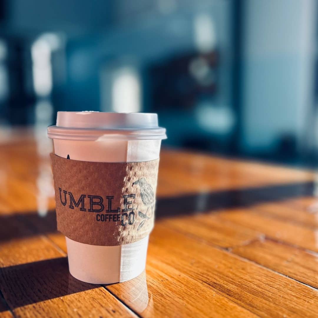 Umble coffee cup on a table